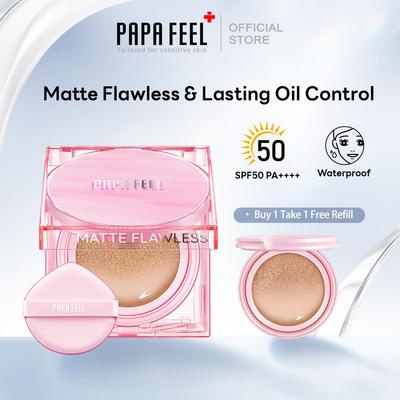 PAPA FEEL MATTE FLAWLESS GLOW BB CUSHION BRIGHT SPF50 PA++++